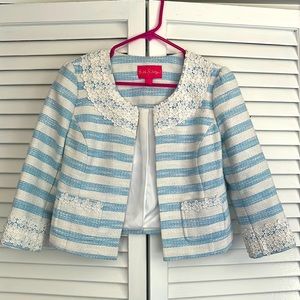 Lilly Pulitzer Daisy Cropped Boucle Jacket